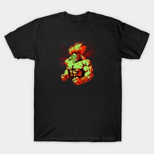 Blanka Street Fighter Design - Original Artwork T-Shirt